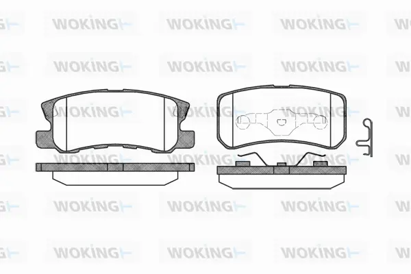 Brake Pad Set, disc brake (P9033.02)