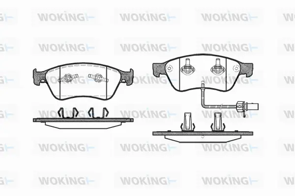 Brake Pad Set, disc brake (P11563.02)