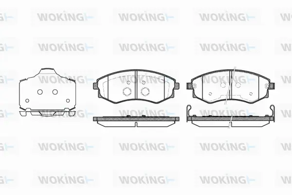 Brake Pad Set, disc brake (P2183.03)