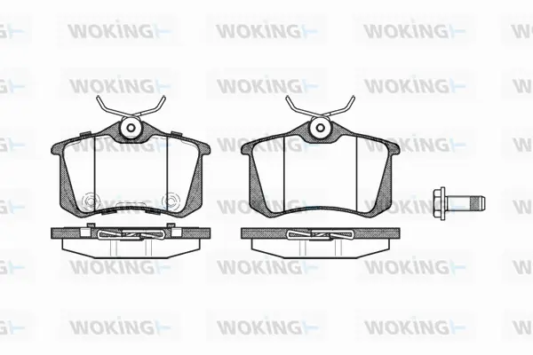 Brake Pad Set, disc brake (P3633.74)