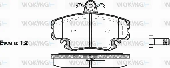 Brake Pad Set, disc brake (P0413.20)