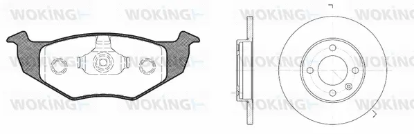 Brake Kit, disc brake (87093.03)