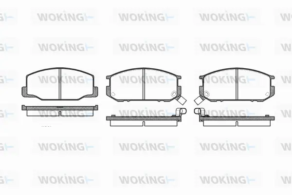 Brake Pad Set, disc brake (P0523.02)