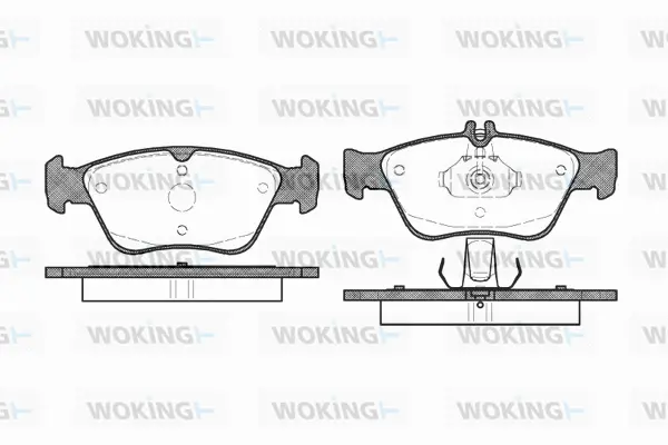 Brake Pad Set, disc brake (P4863.00)
