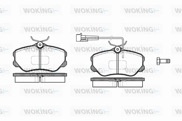 Brake Pad Set, disc brake (P2033.02)