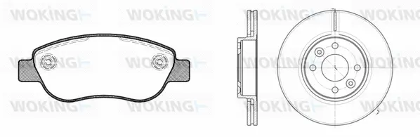 Brake Kit, disc brake (811693.00)