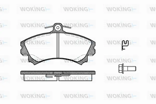 Brake Pad Set, disc brake (P4903.21)