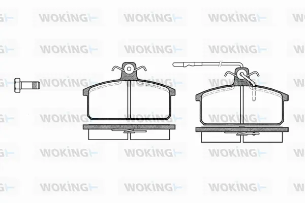 Brake Pad Set, disc brake (P0283.32)