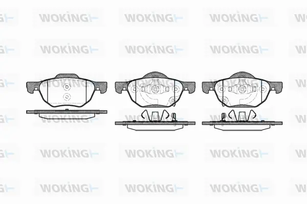 Brake Pad Set, disc brake (P11683.02)