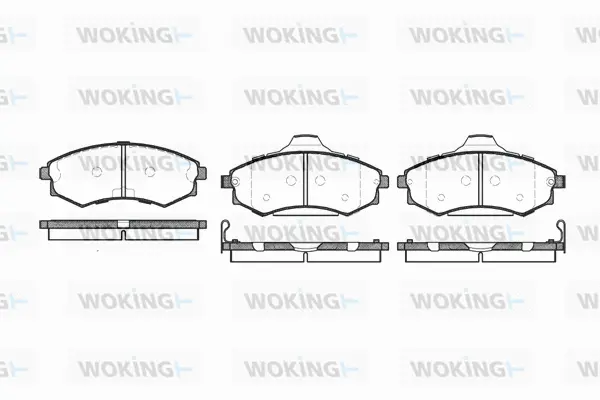 Brake Pad Set, disc brake (P2183.82)