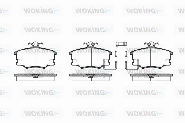 Brake Pad Set, disc brake (P0463.32)