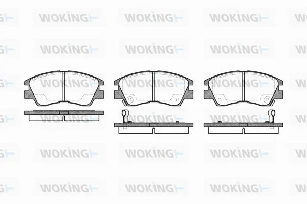 Brake Pad Set, disc brake (P3753.02)