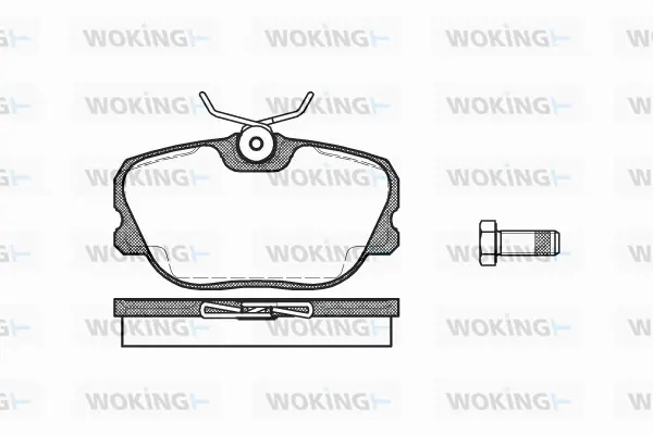Brake Pad Set, disc brake (P3803.00)