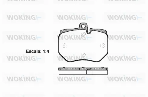 Brake Pad Set, disc brake (P15003.00)
