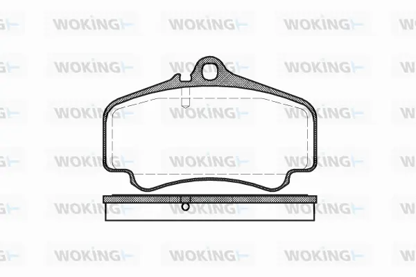 Brake Pad Set, disc brake (P9633.00)