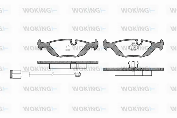 Brake Pad Set, disc brake (P0553.12)