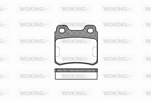 Brake Pad Set, disc brake (P3823.00)