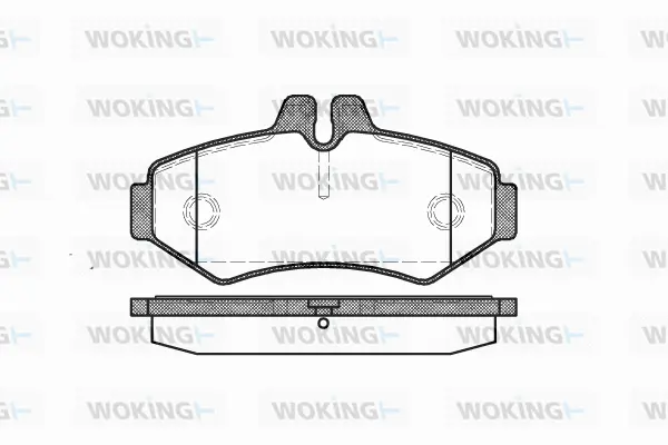 Brake Pad Set, disc brake (P6333.00)