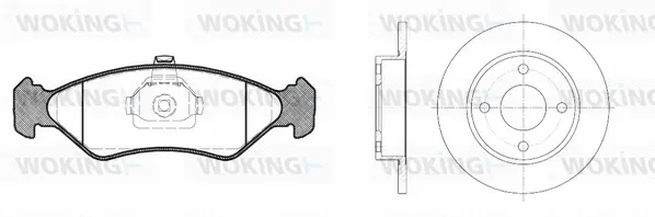 Brake Kit, disc brake (83853.01)