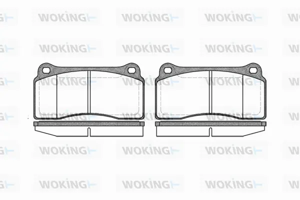 Brake Pad Set, disc brake (P8833.00)