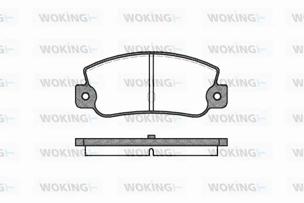 Brake Pad Set, disc brake (P1253.30)