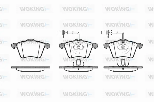 Brake Pad Set, disc brake (P6213.02)