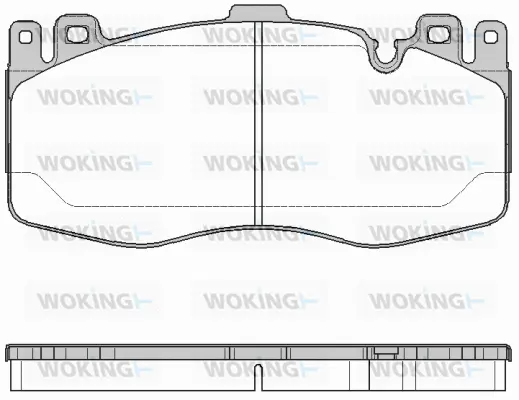 Brake Pad Set, disc brake (P16423.00)