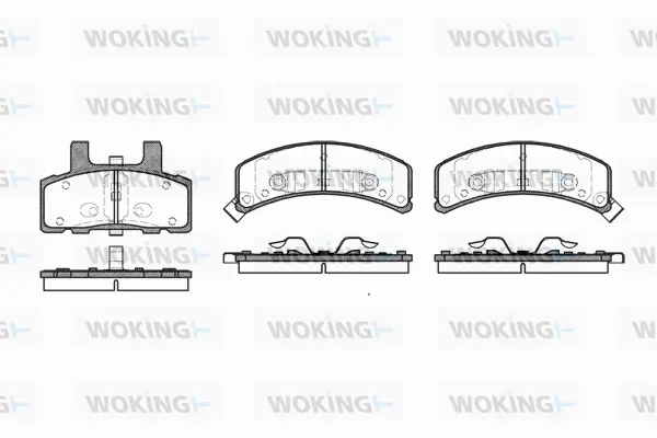 Brake Pad Set, disc brake (P4523.32)