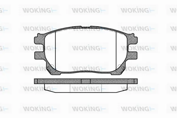Brake Pad Set, disc brake (P10433.00)