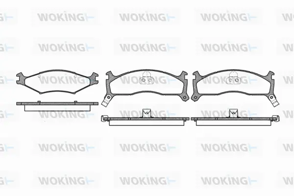 Brake Pad Set, disc brake (P7003.02)