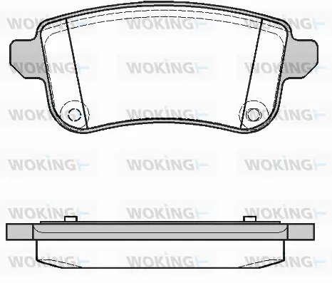 Brake Pad Set, disc brake (P12873.10)