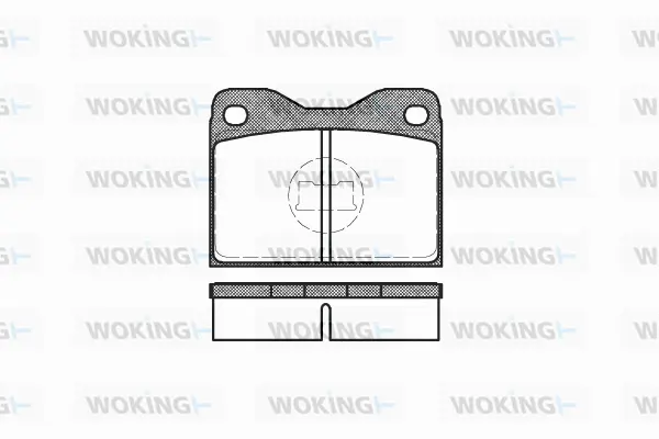 Brake Pad Set, disc brake (P1083.30)