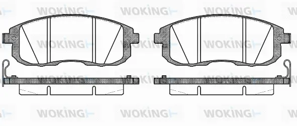 Brake Pad Set, disc brake (P3933.14)