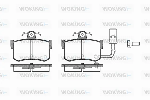 Brake Pad Set, disc brake (P3513.01)