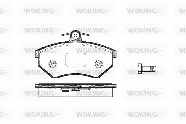 Brake Pad Set, disc brake (P0343.40)