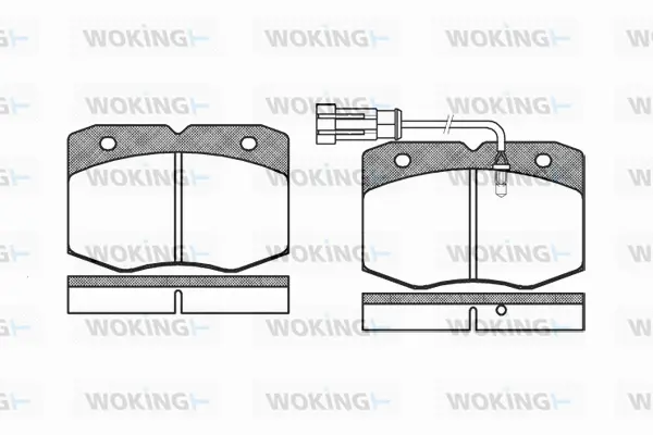 Brake Pad Set, disc brake (P5353.12)