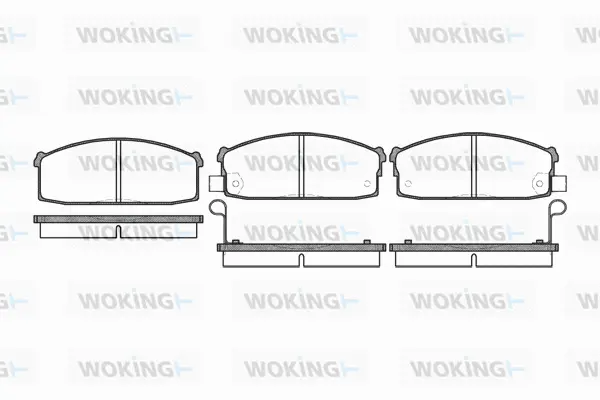 Brake Pad Set, disc brake (P0173.02)