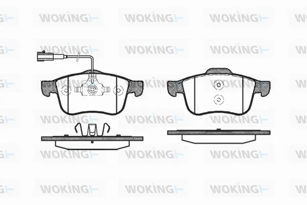 Brake Pad Set, disc brake (P10833.02)