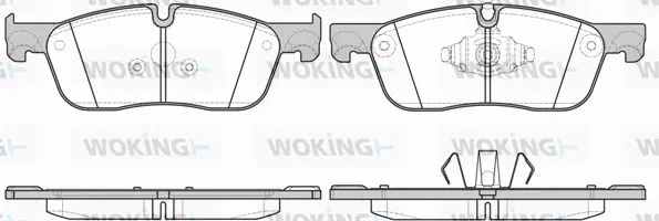 Brake Pad Set, disc brake (P17333.10)