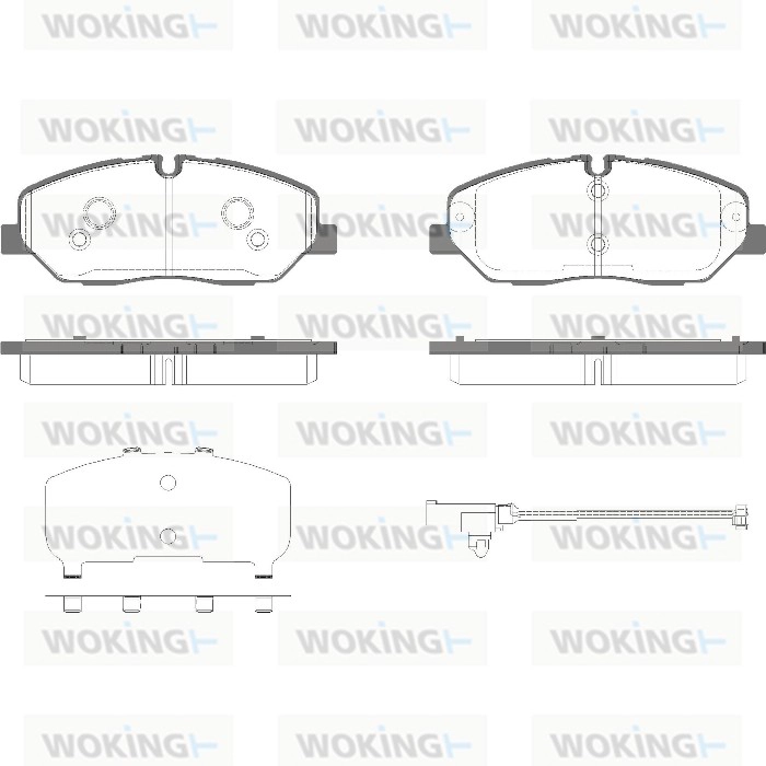 Brake Pad Set, disc brake (P13263.52)