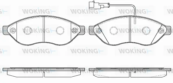 Brake Pad Set, disc brake (P13373.11)