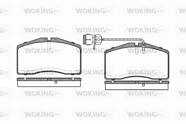 Brake Pad Set, disc brake (P5483.02)