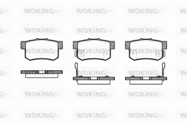 Brake Pad Set, disc brake (P2253.12)