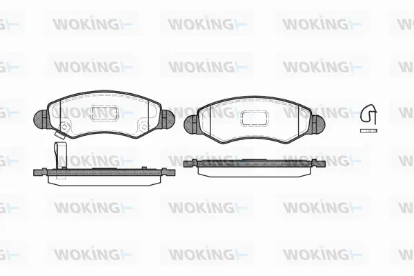 Brake Pad Set, disc brake (P6023.21)
