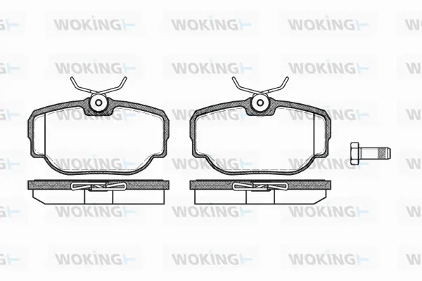Brake Pad Set, disc brake (P4773.00)