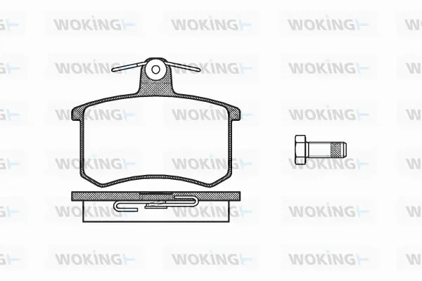 Brake Pad Set, disc brake (P0353.10)