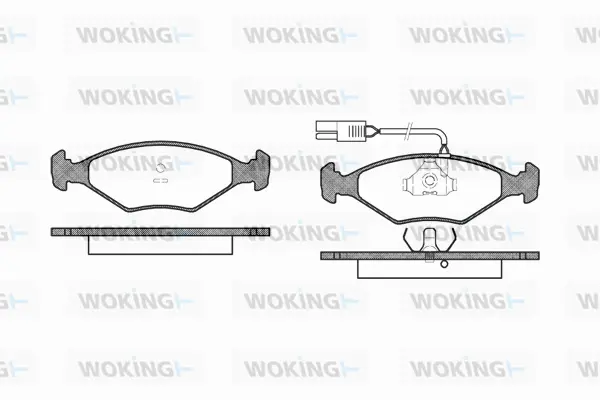 Brake Pad Set, disc brake (P3813.02)