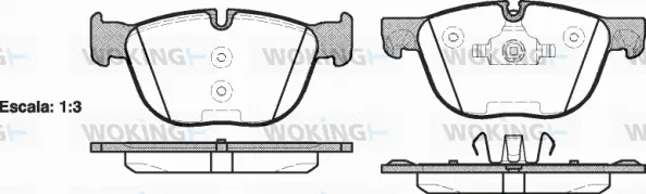 Brake Pad Set, disc brake (P13973.00)