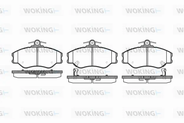 Brake Pad Set, disc brake (P5943.02)