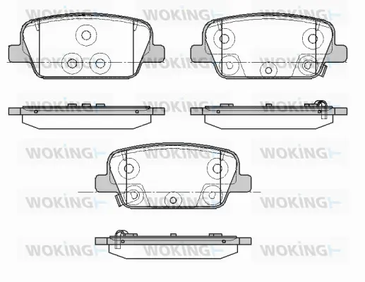 Brake Pad Set, disc brake (P19783.02)